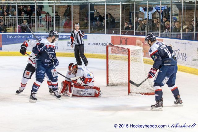 Photo hockey match Angers  - Briançon  le 28/02/2015