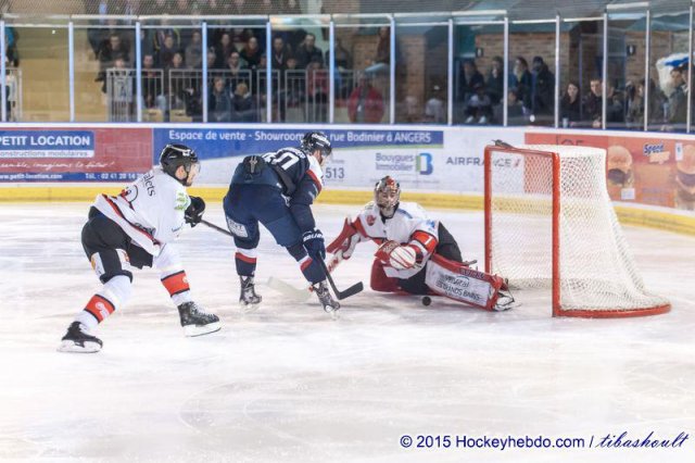 Photo hockey match Angers  - Briançon  le 28/02/2015