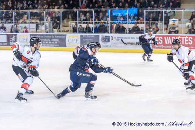 Photo hockey match Angers  - Briançon  le 28/02/2015