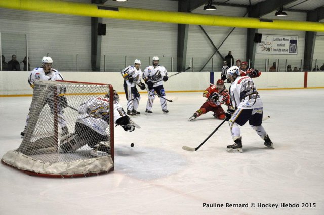 Photo hockey match Reims - Cholet  le 28/02/2015