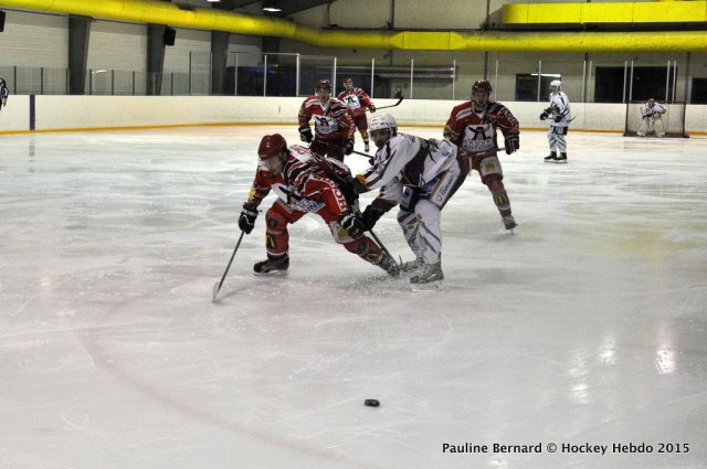 Photo hockey match Reims - Cholet  le 28/02/2015