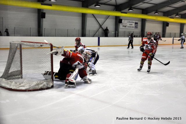 Photo hockey match Reims - Cholet  le 28/02/2015