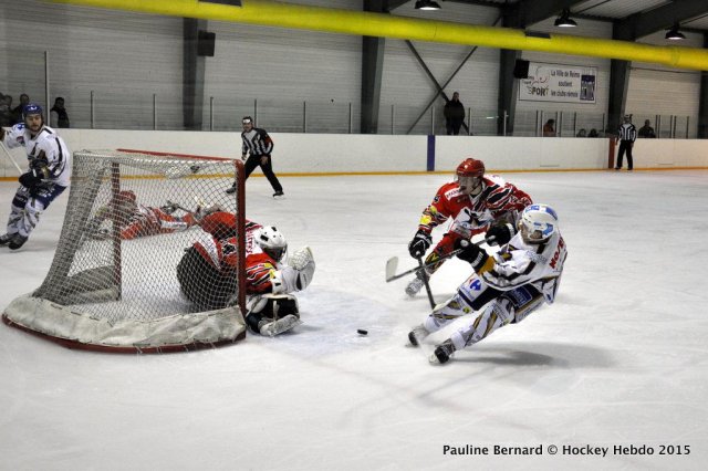 Photo hockey match Reims - Cholet  le 28/02/2015