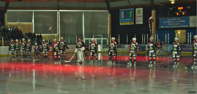 Photo hockey match La Roche-sur-Yon - Boulogne Billancourt le 28/02/2015