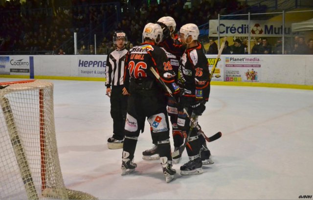 Photo hockey match La Roche-sur-Yon - Boulogne Billancourt le 28/02/2015