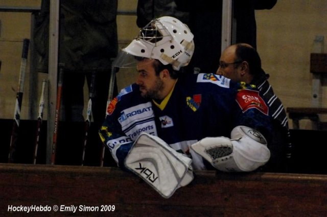 Photo hockey match Dijon  - Angers  le 10/01/2009