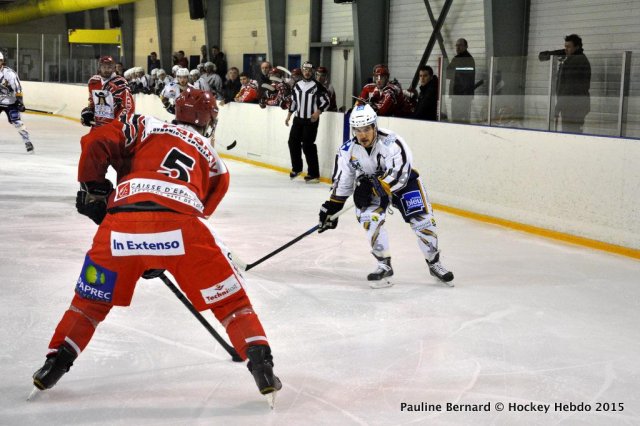 Photo hockey match Reims - Cholet  le 28/02/2015