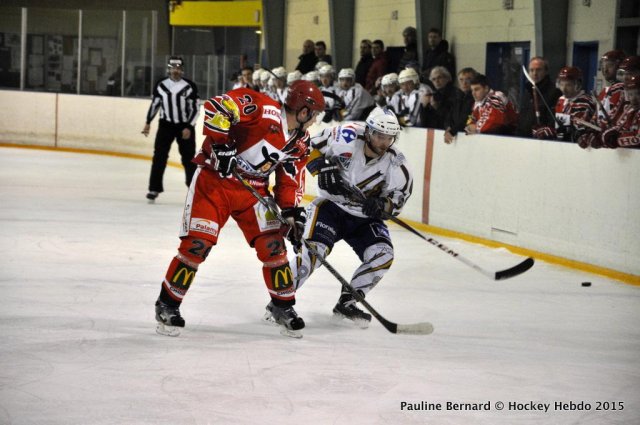 Photo hockey match Reims - Cholet  le 28/02/2015