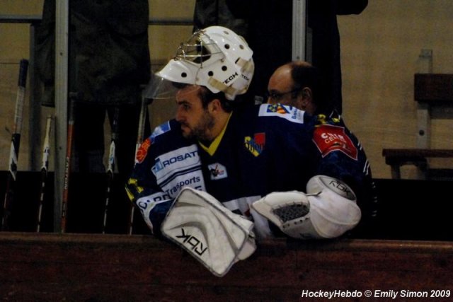 Photo hockey match Dijon  - Angers  le 10/01/2009