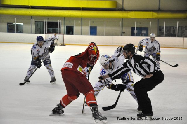Photo hockey match Reims - Cholet  le 28/02/2015