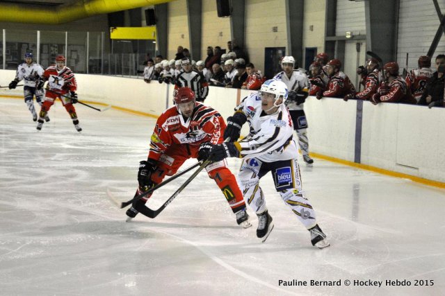 Photo hockey match Reims - Cholet  le 28/02/2015