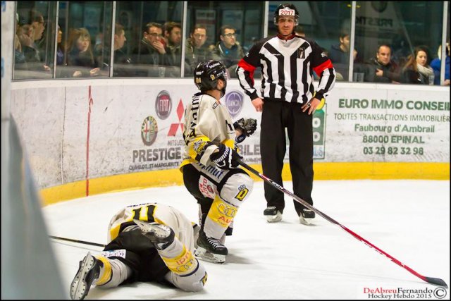 Photo hockey match Epinal  - Rouen le 04/03/2015