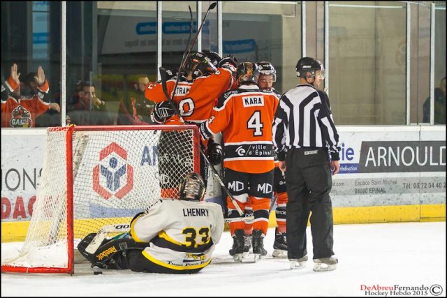 Photo hockey match Epinal  - Rouen le 04/03/2015
