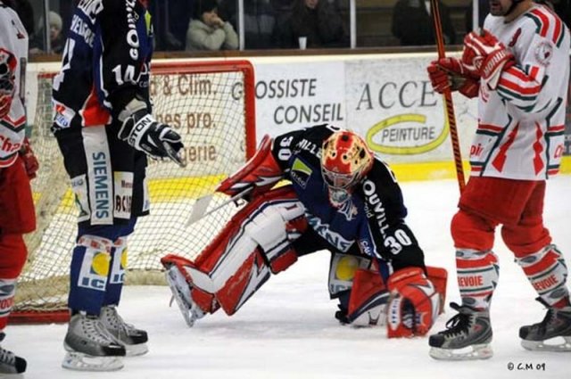Photo hockey match Caen  - Courbevoie  le 10/01/2009