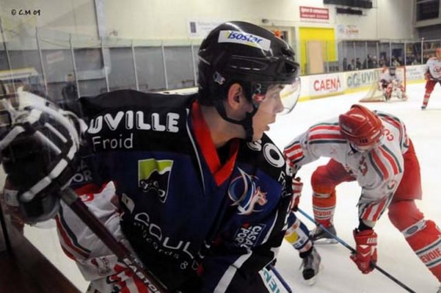 Photo hockey match Caen  - Courbevoie  le 10/01/2009