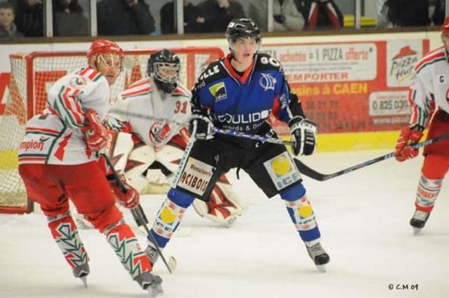 Photo hockey match Caen  - Courbevoie  le 10/01/2009