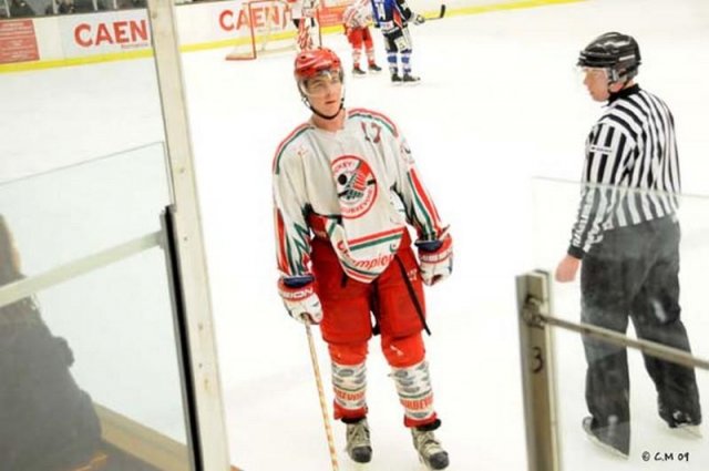 Photo hockey match Caen  - Courbevoie  le 10/01/2009