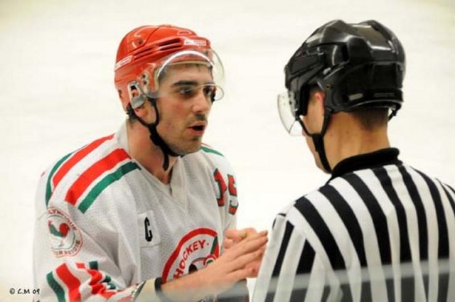 Photo hockey match Caen  - Courbevoie  le 10/01/2009