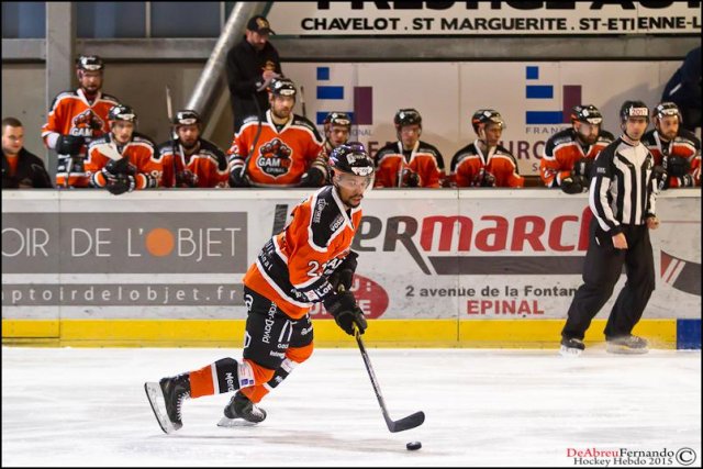 Photo hockey match Epinal  - Angers  le 14/03/2015