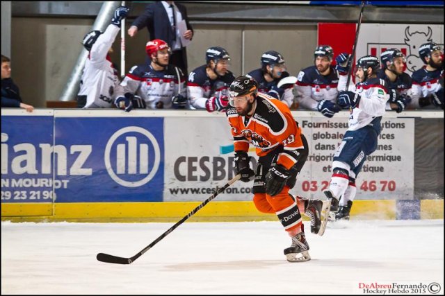 Photo hockey match Epinal  - Angers  le 14/03/2015