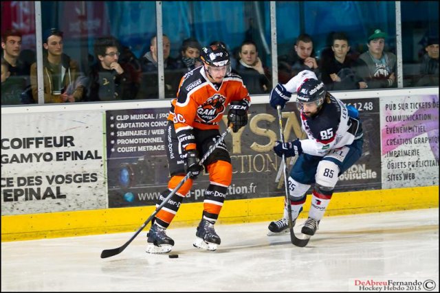 Photo hockey match Epinal  - Angers  le 14/03/2015