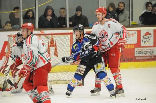 Photo hockey match Caen  - Courbevoie  le 10/01/2009