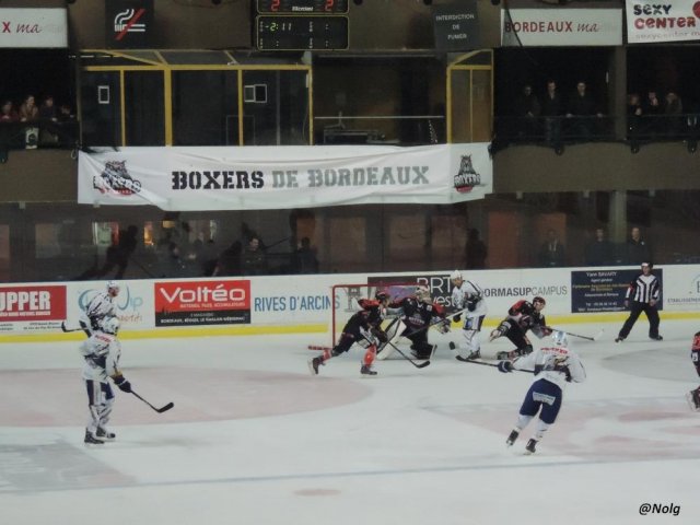 Photo hockey match Bordeaux - Reims le 21/03/2015
