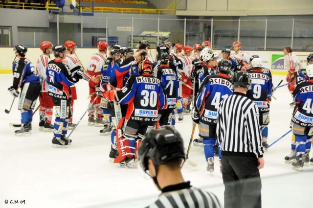 Photo hockey match Caen  - Courbevoie  le 10/01/2009