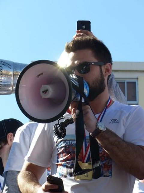 Photo hockey reportage Gap : Parade des champions