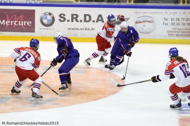 Photo hockey reportage Mondial féminin : Les Tchèques maîtrisent