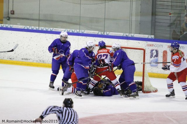 Photo hockey reportage Mondial féminin : Les Tchèques maîtrisent