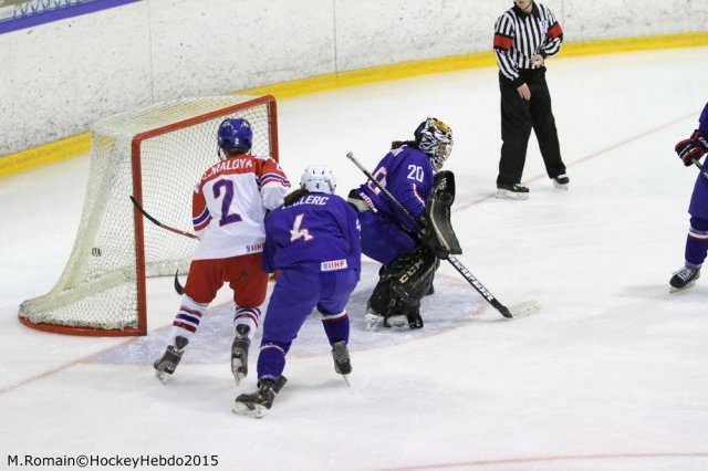 Photo hockey reportage Mondial féminin : Les Tchèques maîtrisent