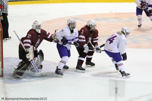 Photo hockey reportage Mondial féminin : La France se rassure