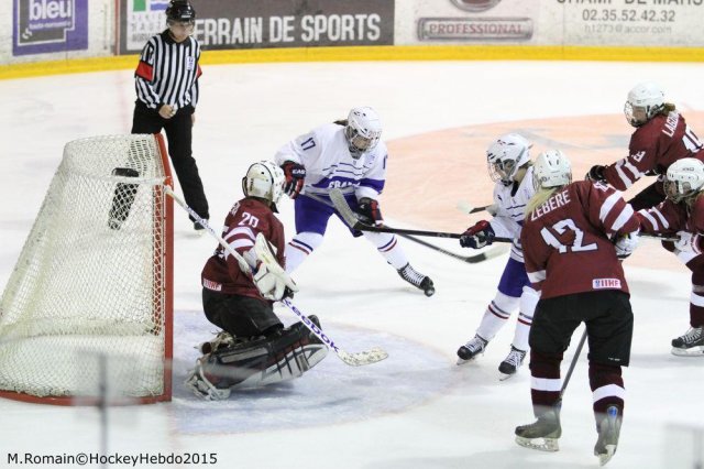 Photo hockey reportage Mondial féminin : La France se rassure