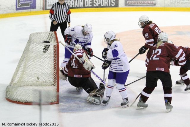 Photo hockey reportage Mondial féminin : La France se rassure