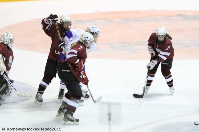 Photo hockey reportage Mondial féminin : La France se rassure