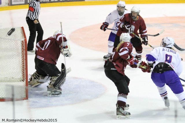 Photo hockey reportage Mondial féminin : La France se rassure
