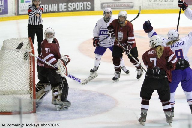 Photo hockey reportage Mondial féminin : La France se rassure