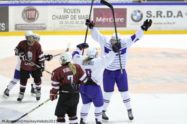 Photo hockey reportage Mondial féminin : La France se rassure