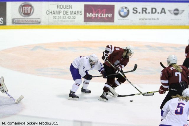 Photo hockey reportage Mondial féminin : La France se rassure