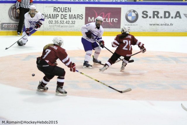 Photo hockey reportage Mondial féminin : La France se rassure
