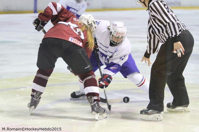 Photo hockey reportage Mondial féminin : La France se rassure
