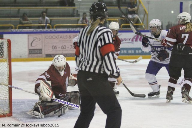 Photo hockey reportage Mondial féminin : La France se rassure
