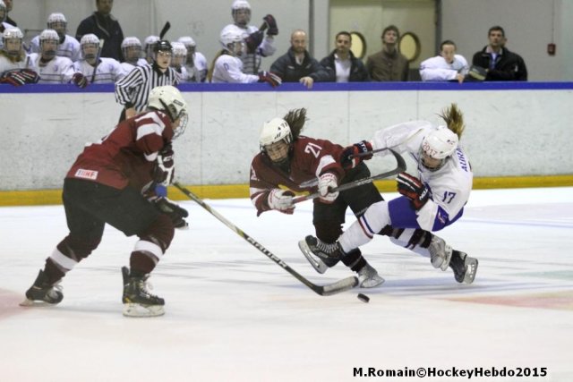 Photo hockey reportage Mondial féminin : La France se rassure