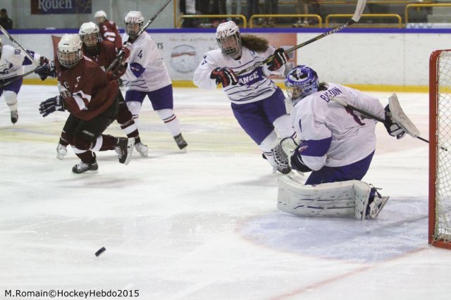 Photo hockey reportage Mondial féminin : La France se rassure