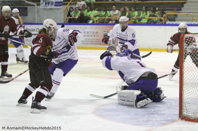 Photo hockey reportage Mondial féminin : La France se rassure