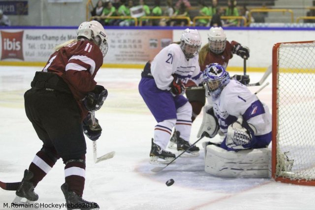 Photo hockey reportage Mondial féminin : La France se rassure