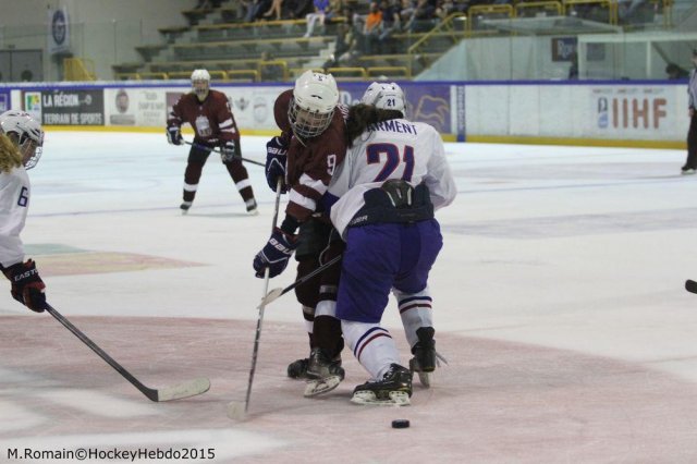Photo hockey reportage Mondial féminin : La France se rassure