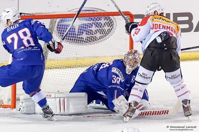 Photo hockey match France - Switzerland le 26/04/2015