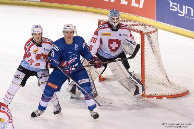 Photo hockey match France - Switzerland le 26/04/2015